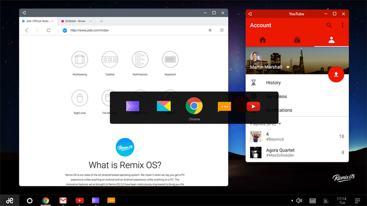 Android'i bilgisayarınıza getiren Remix OS beta sürecine giriyor