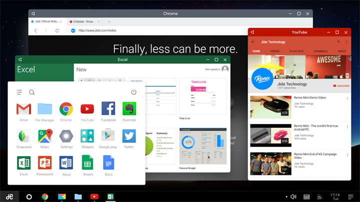 Android'i bilgisayarınıza getiren Remix OS beta sürecine giriyor