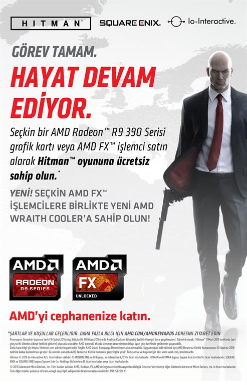 AMD’den Hitman oyun kampanyası