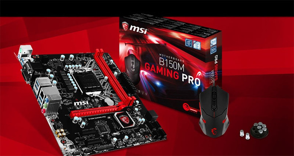 MSI B150M GAMING PRO, oyuncu faresi hediyesiyle geliyor