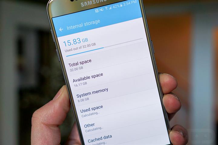 Samsung Galaxy S7 kutudan 8GB kayıp depolama alanıyla çıkıyor