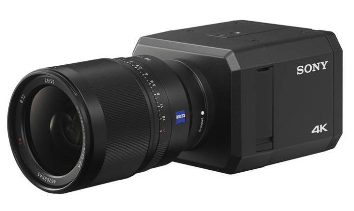 Sony'den değiştirilebilir lensli 4K güvenlik kamerası