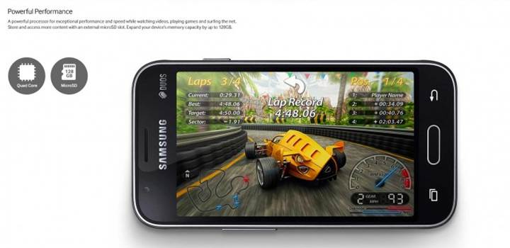 Samsung mütevazı akıllı telefonu Galaxy J1 Mini'yi duyurdu