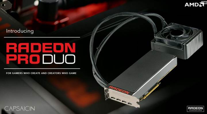 AMD Radeon Pro Duo'dan ilk benchmark skorları geliyor