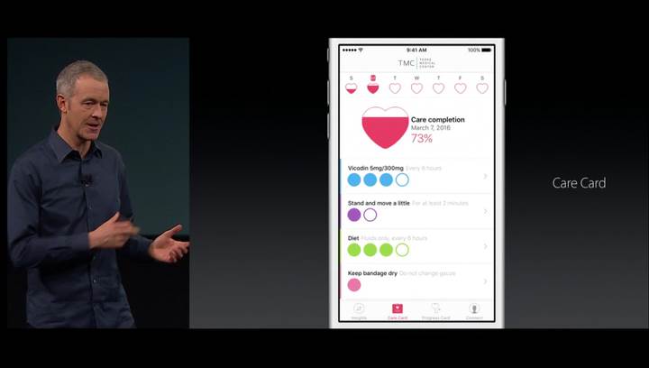 Apple CareKit ile kullanıcılar da sağlık uygulamalarına dahil oluyor