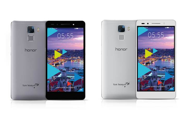 Huawei Honor 7, Türk Telekom ile raflarda boy gösteriyor
