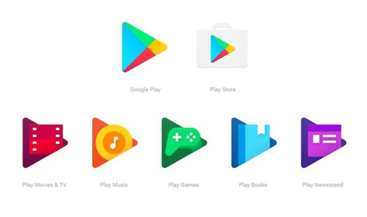 Google yeni Google Play simgelerini duyurdu