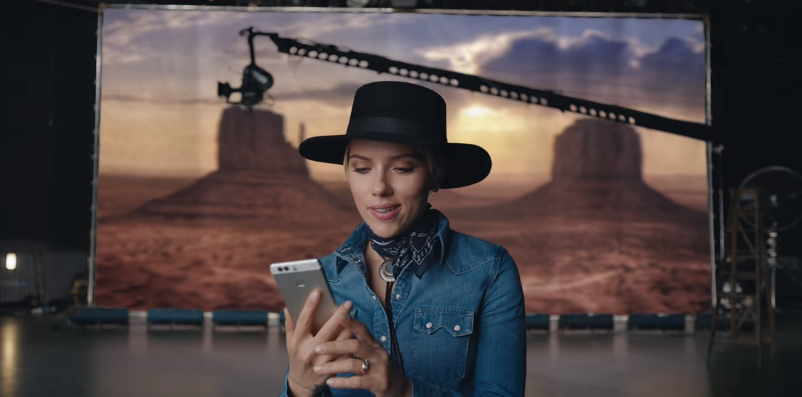 Huawei, Scarlett Johansson'lı P9 reklamını yayınladı