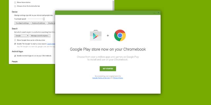 Google Play Store, Chrome OS platformuna geliyor