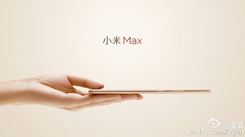 Xiaomi CEO'su Mi Max'in teaser görüntüsünü paylaştı