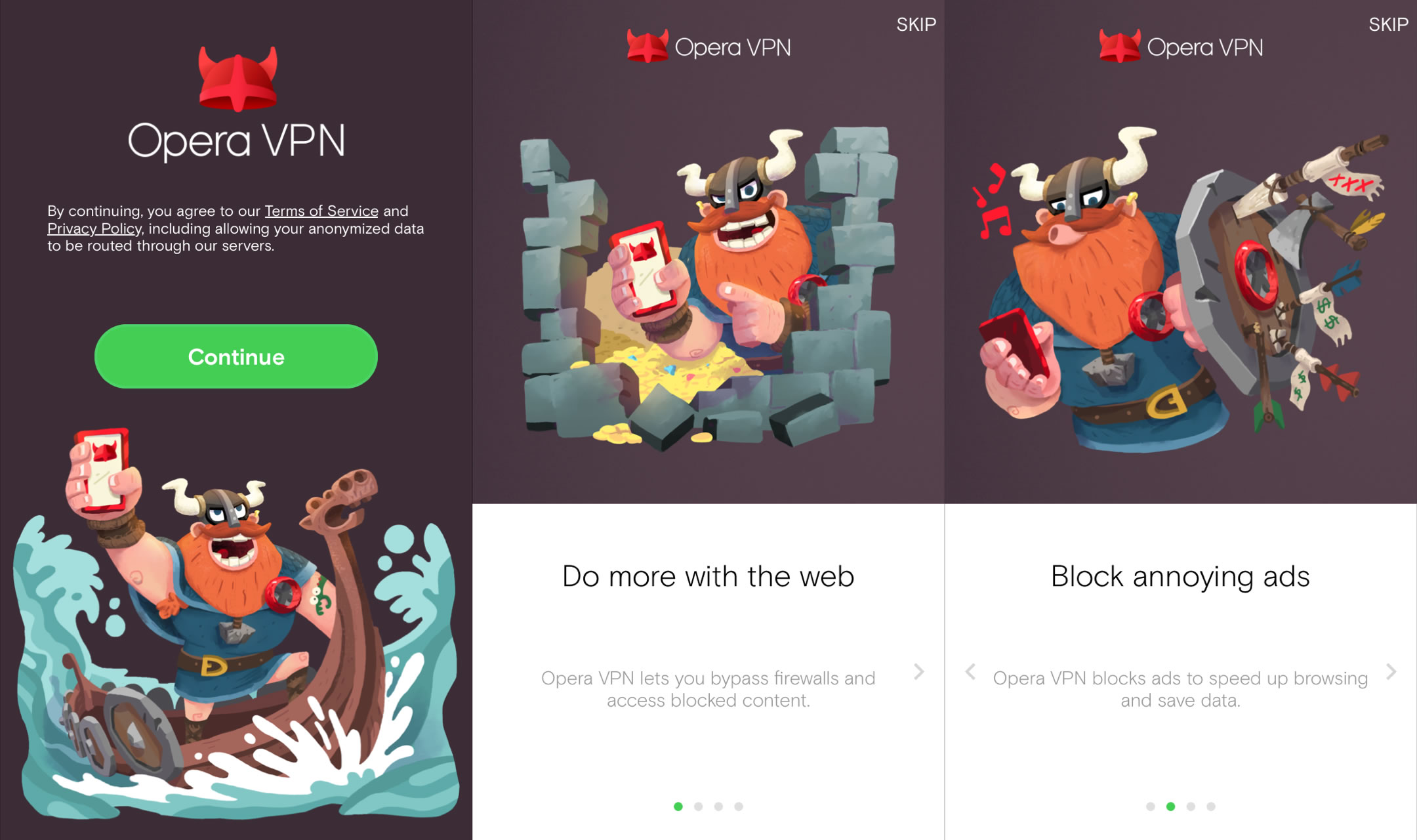Opera'dan iOS için ücretsiz ve sınırsız VPN uygulaması