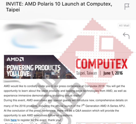 AMD Polaris davetiyeleri 1 Haziran’ı işaret ediyor