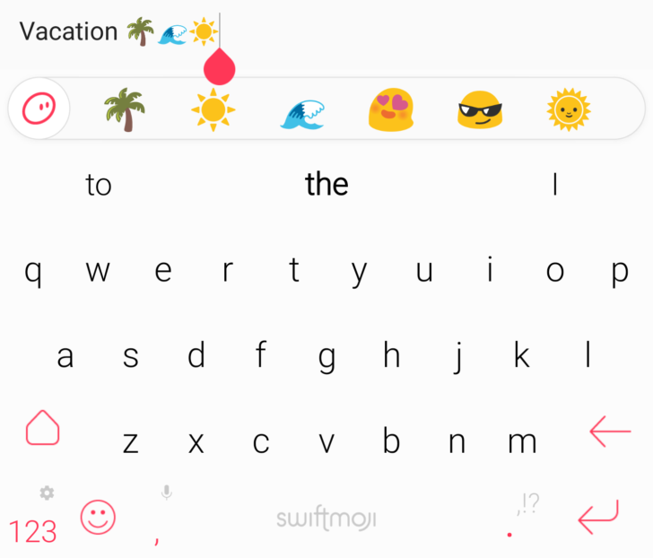 Swiftkey’den emoji tahmini yapan yeni bir klavye