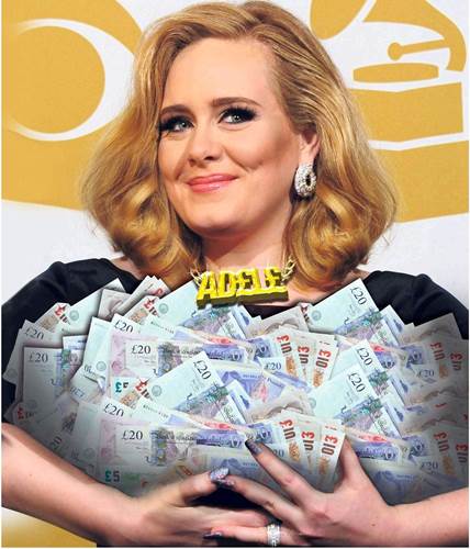 Adele, Sony Music ile 90 milyon sterlinlik anlaşma imzaladı