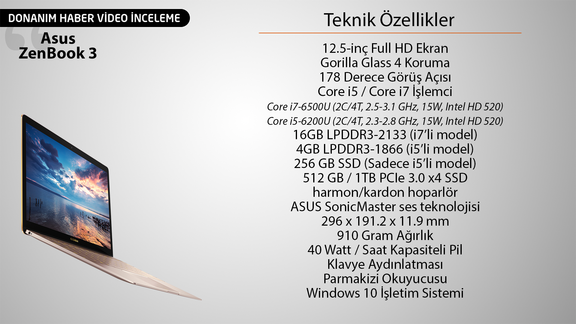 Asus ZenBook 3 mercek altında: 'Aynı performansta daha ince bilgisayar yok!'