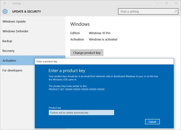 Windows 10 lisansları artık Microsoft hesabına bağlanabiliyor