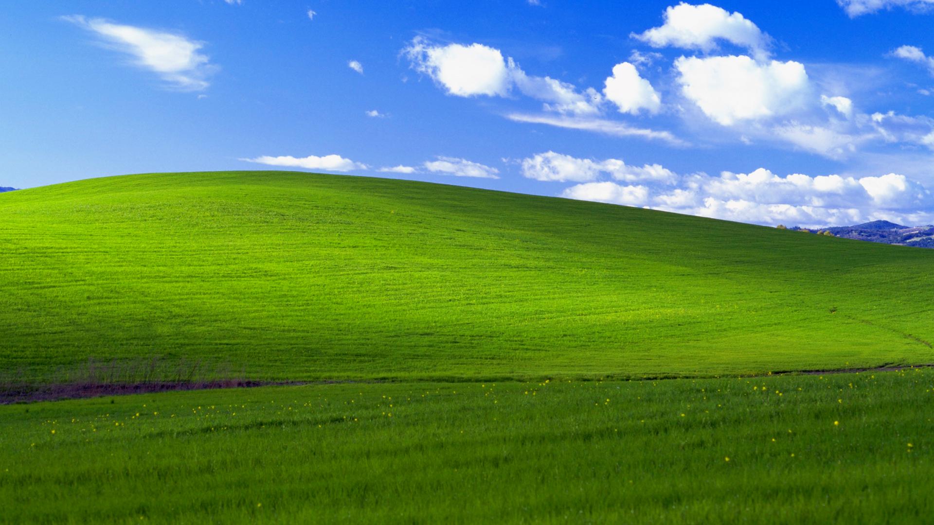 En meşhur Windows duvar kağıdı 20. yılını kutluyor