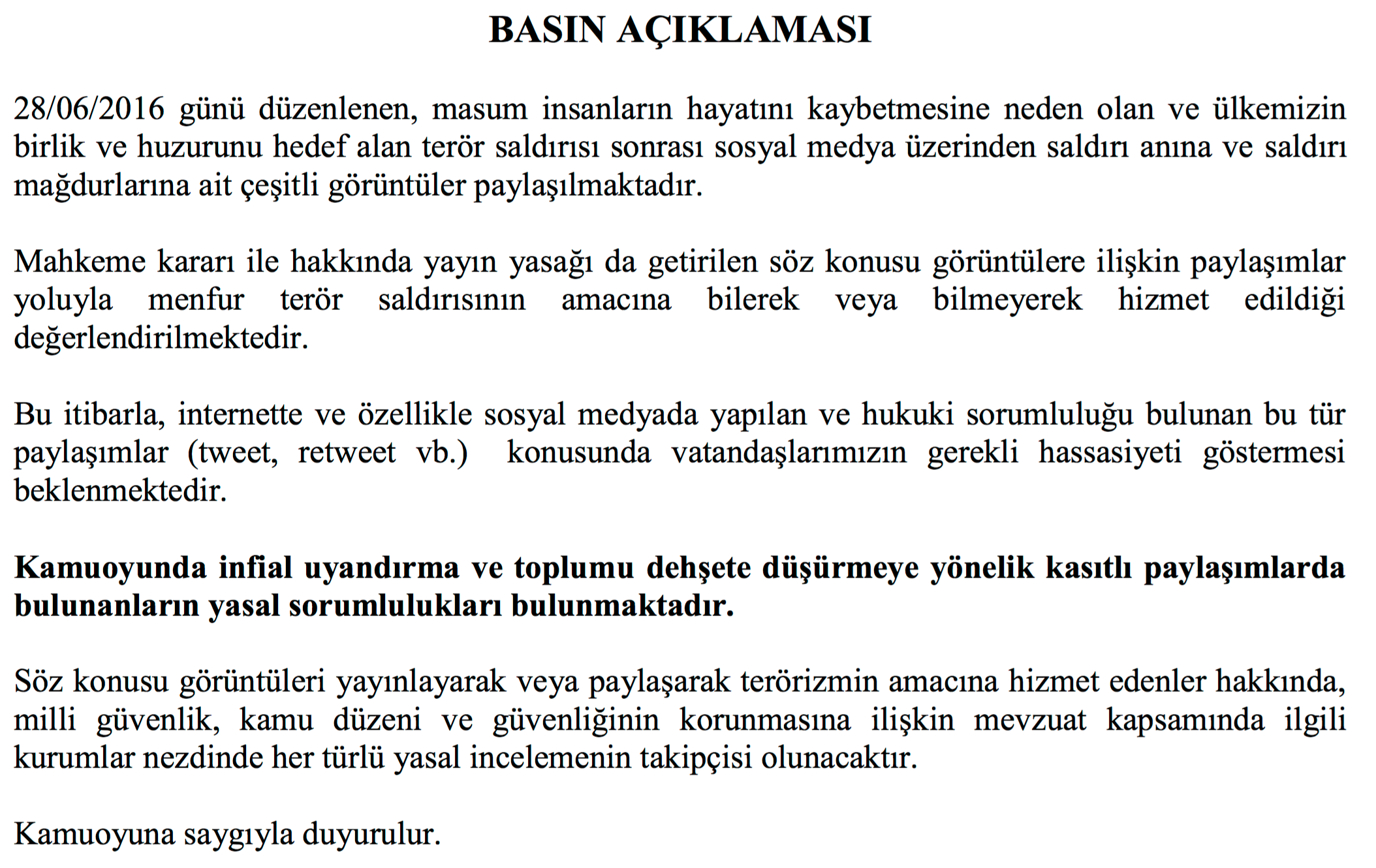 Terör saldırılarından görüntüleri sosyal ağlarda paylaşanlara ceza gelebilir