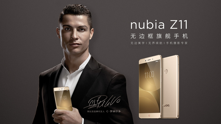 ZTE Nubia Z11 duyuruldu: Sonsuz havuz efekti ve Cristiano Ronaldo