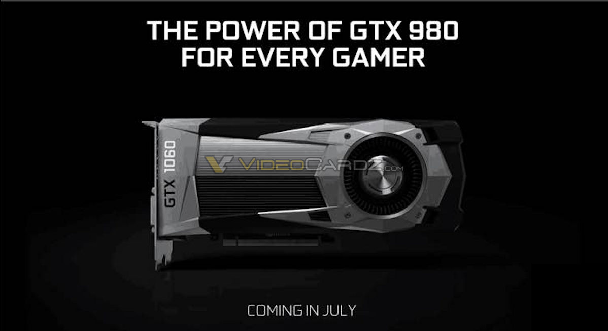 Karşınızda Nvidia GeForce GTX 1060 ve teknik özellikleri