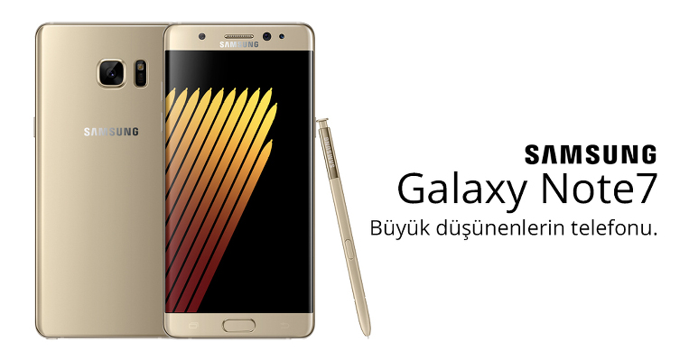 Samsung Galaxy Note 7, ön siparişlerde görünmeye başladı