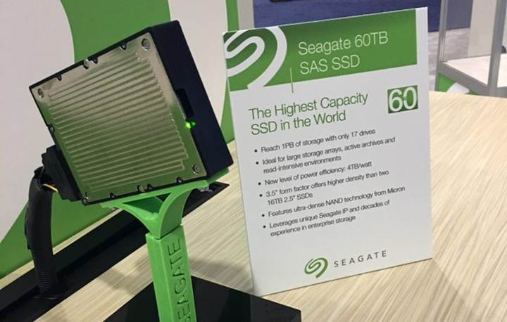 Seagate’ten sunuculara özel 60TB SSD çözümü