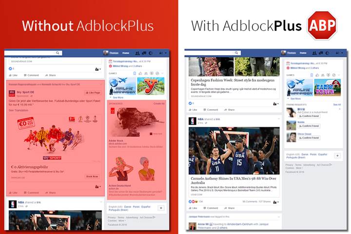 Facebook ile Adblock Plus arasındaki gerginlik tırmanıyor