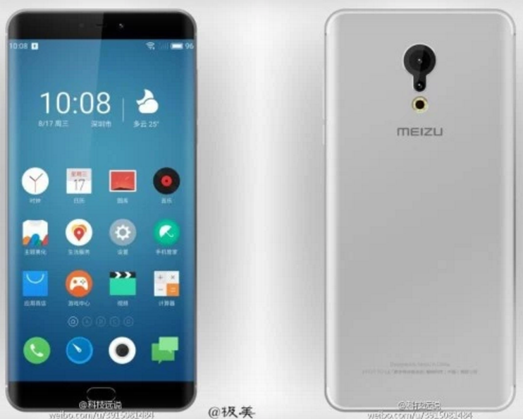 Kavisli ekranlı yeni Meizu telefonu internete sızdırıldı