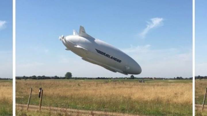 Dünyanın en büyük hava aracı Airlander 10 düştü