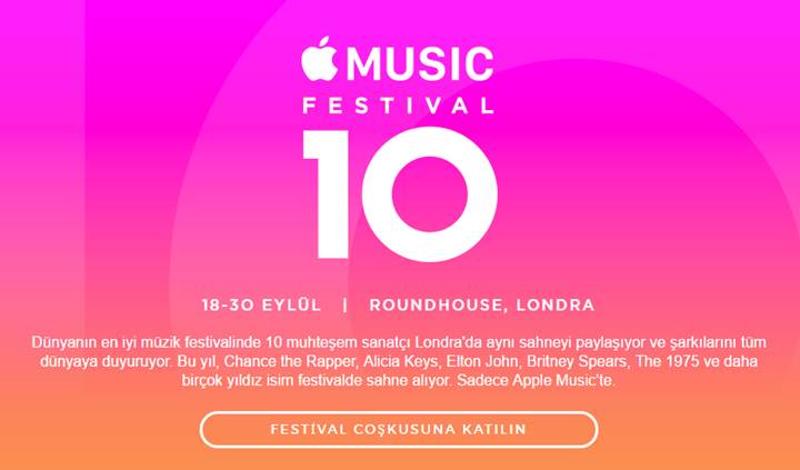 10. yılını kutlayan Apple Music Festival ile büyüleyici performanslara hazır olun