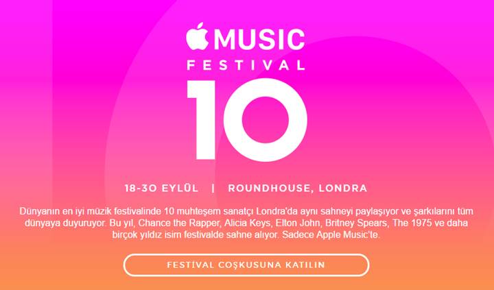 10. yılını kutlayan Apple Music Festival ile büyüleyici performanslara hazır olun