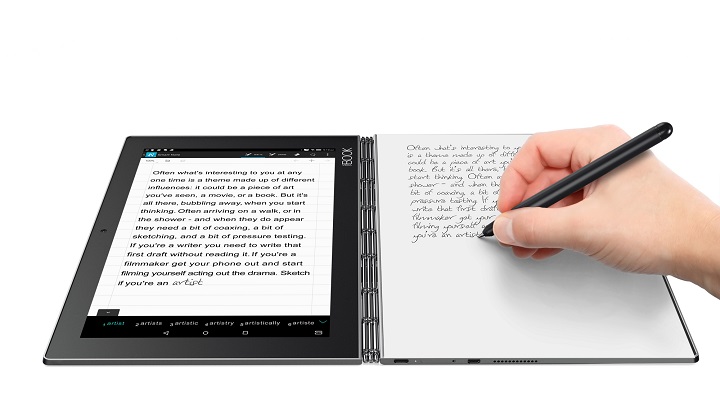 Lenovo Yoga Book: Tablet konseptine ilginç bir bakış açısı