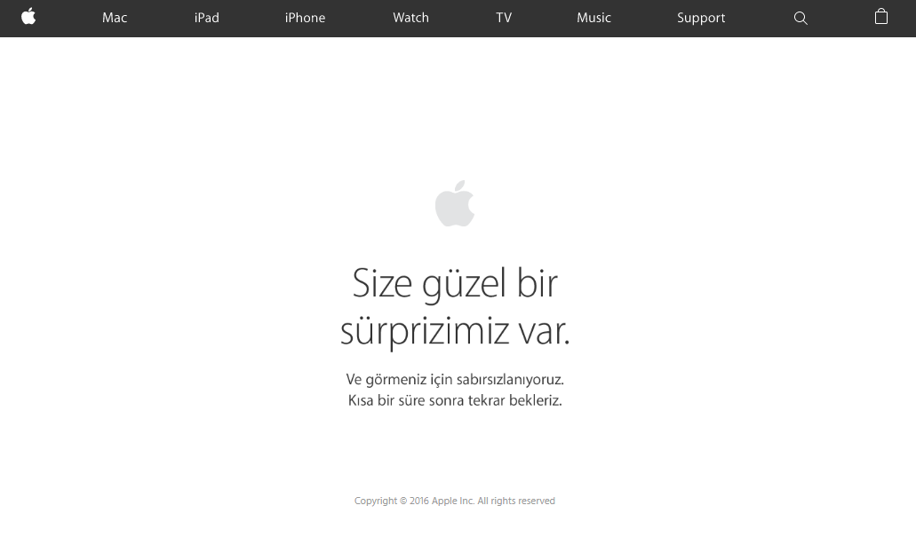 iPhone 7 etkinliği öncesinde Apple Online Store kapatıldı