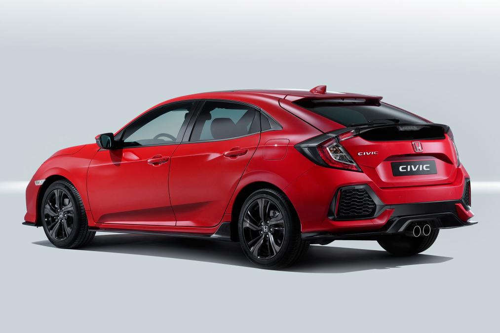 2017 Honda Civic hatchback artık resmi