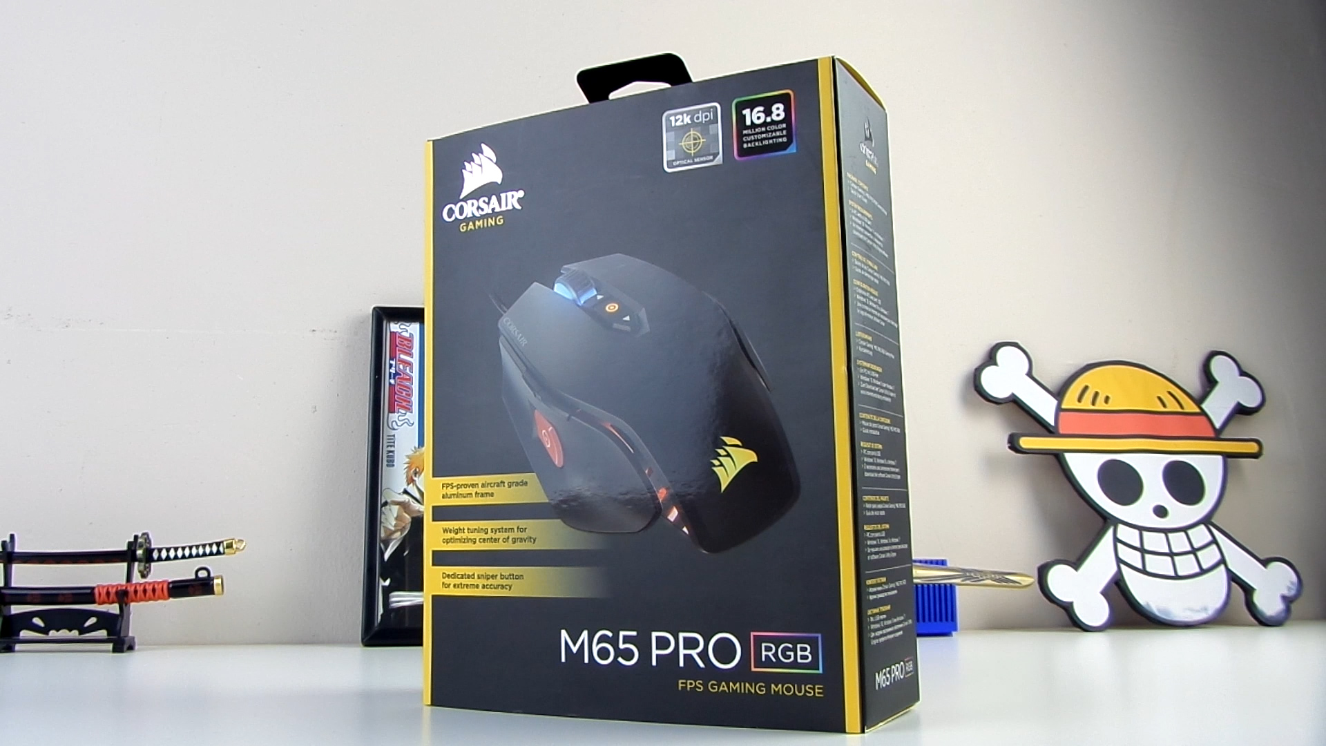 Corsair M65 Pro RGB oyuncu faresi incelemesi '250IPS Pixart sensörüyle FPS oyuncularını odaklıyor'