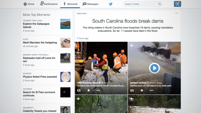Twitter Moments kullanıma sunuldu