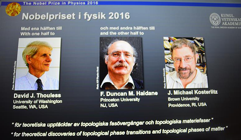 2016 Nobel Fizik Ödülü ve Nobel Tıp Ödülü sahiplerini buldu