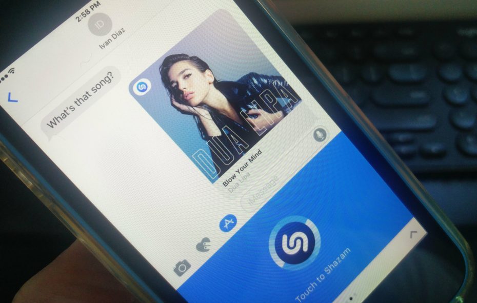 Shazam iMessage uygulaması indirmeye sunuldu