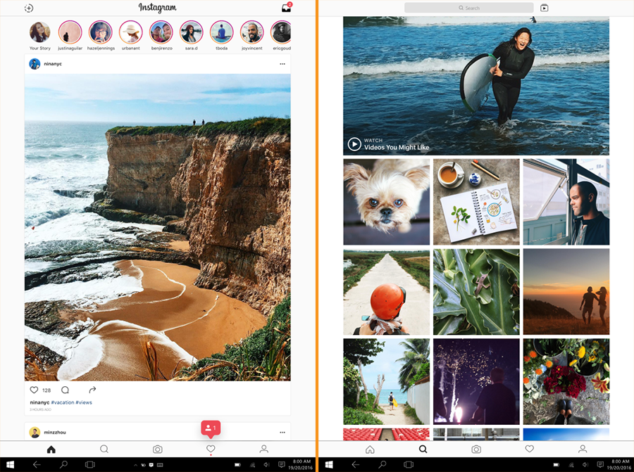 Instagram'ın resmi Windows 10 uygulaması nihayet yayınlandı