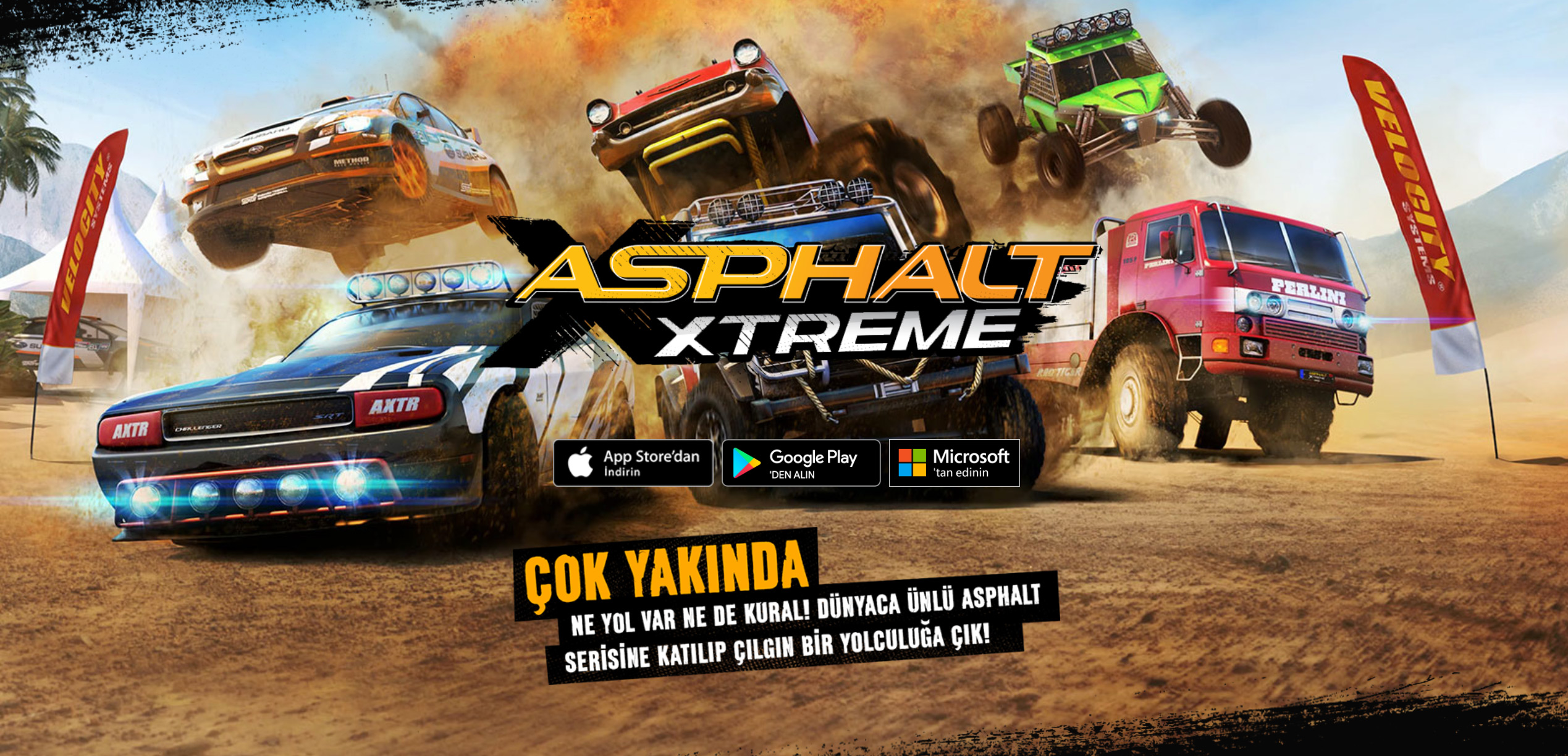 Off-road temalı Asphalt Extreme’i ilk siz oynayın, bonus kazanın