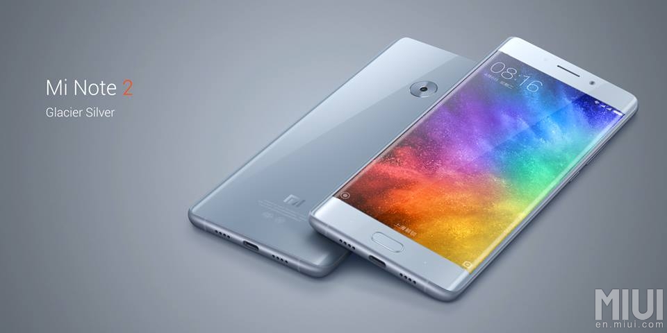 Xiaomi Mi Note 2: Kavisli ekran, Snapdragon 821, 6GB RAM