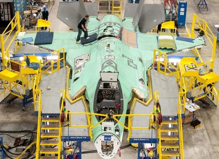 Ülkemizin sipariş ettiği F-35 savaş uçağının montajı başladı