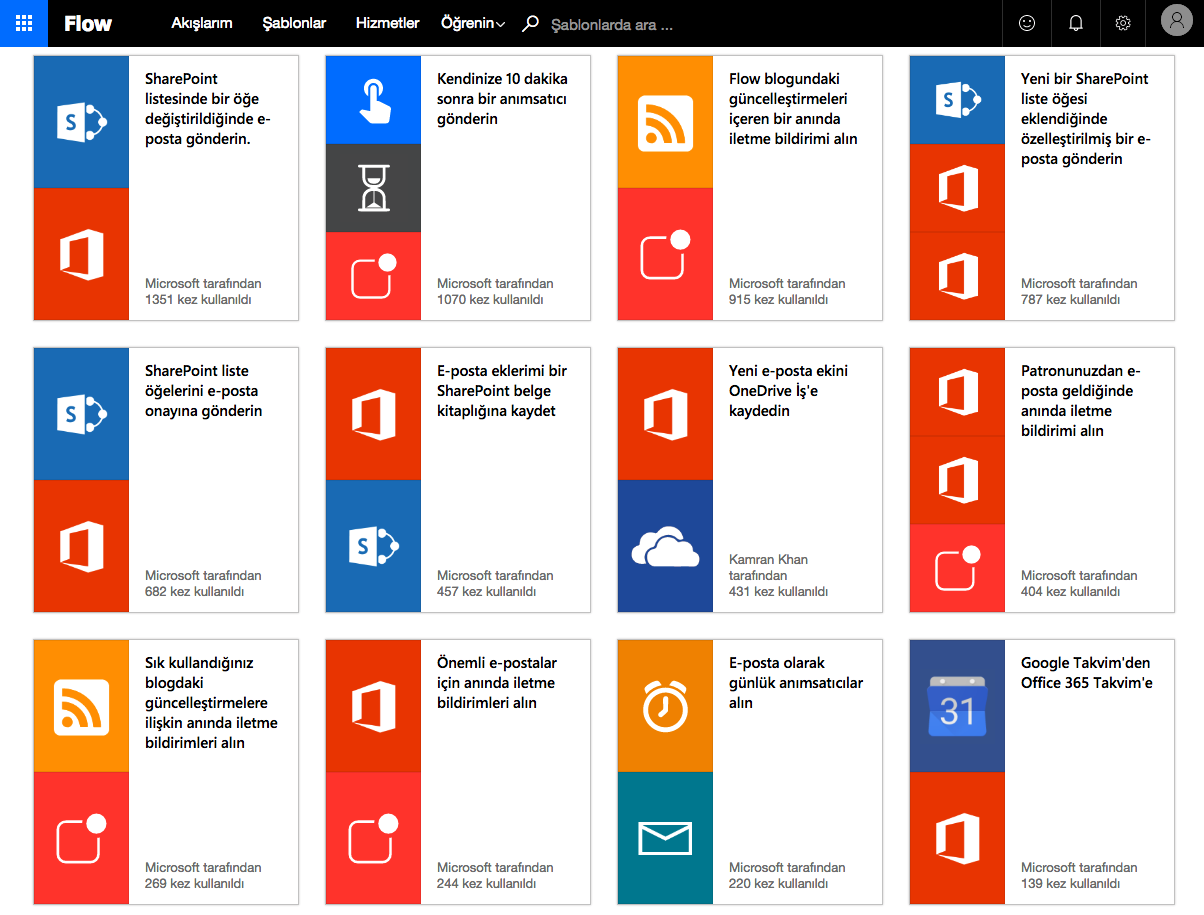 Microsoft’tan üst seviye kullanıcılara IFTTT rakibi servis: FLOW