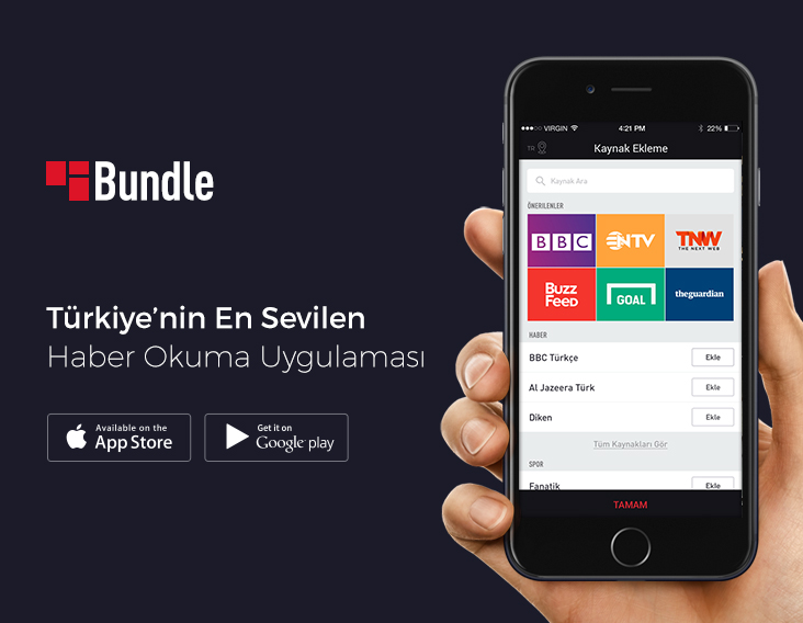 Bundle dünyanın en iyi mobil uygulamaları arasına girdi