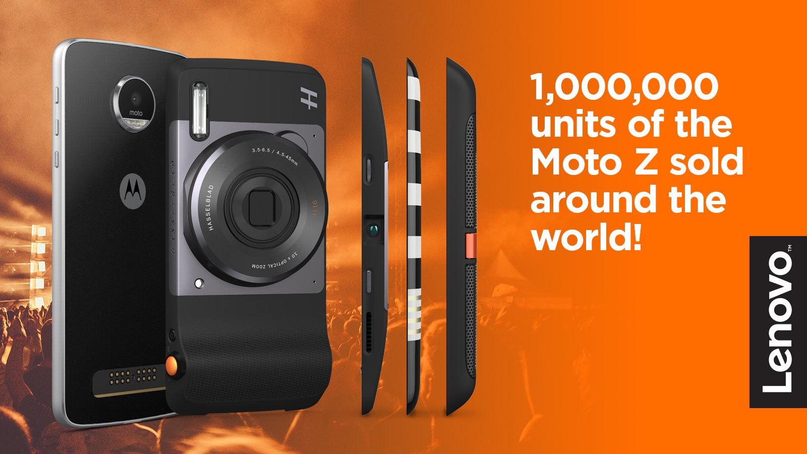 Lenovo 1 milyon Motorola Moto Z sattı
