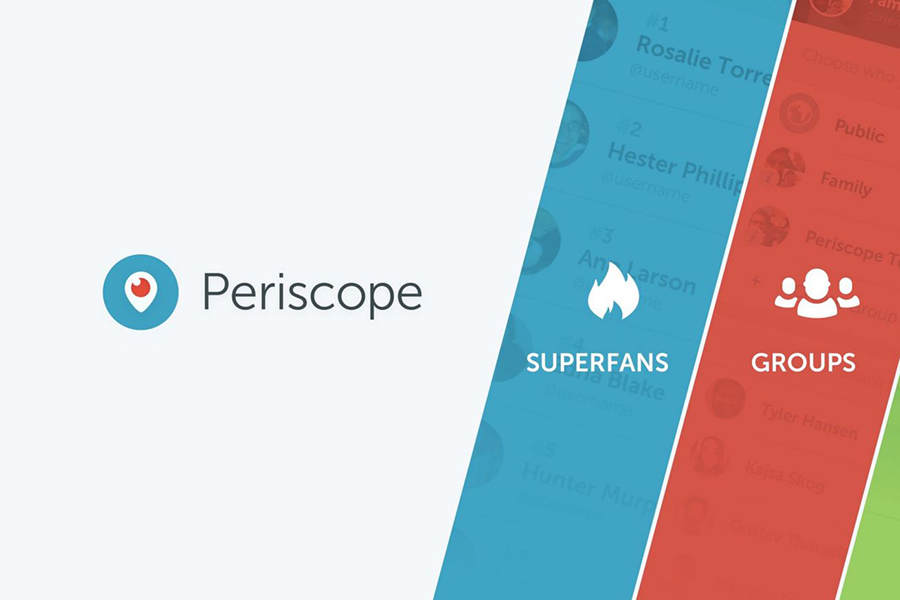 Periscope'a izleyici kitlesini belirlemenizi sağlayan 'Grup' özelliği geldi