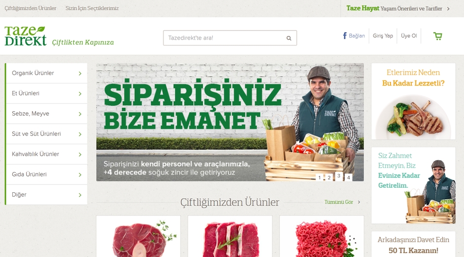 Organik ürün satışı yapan e-ticaret girişimi Tazedirekt, Migros'a satıldı