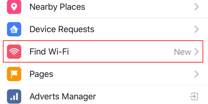 Facebook artık çevrenizdeki erişime açık Wi-Fi ağlarını da gösterecek