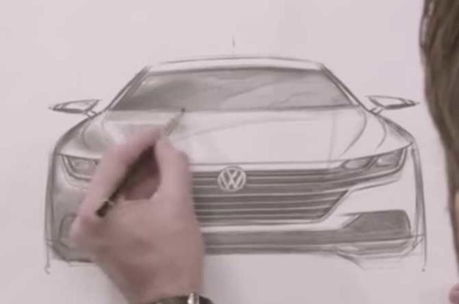 Volkswagen Arteon'un detayları ve tasarımı gün yüzüne çıktı