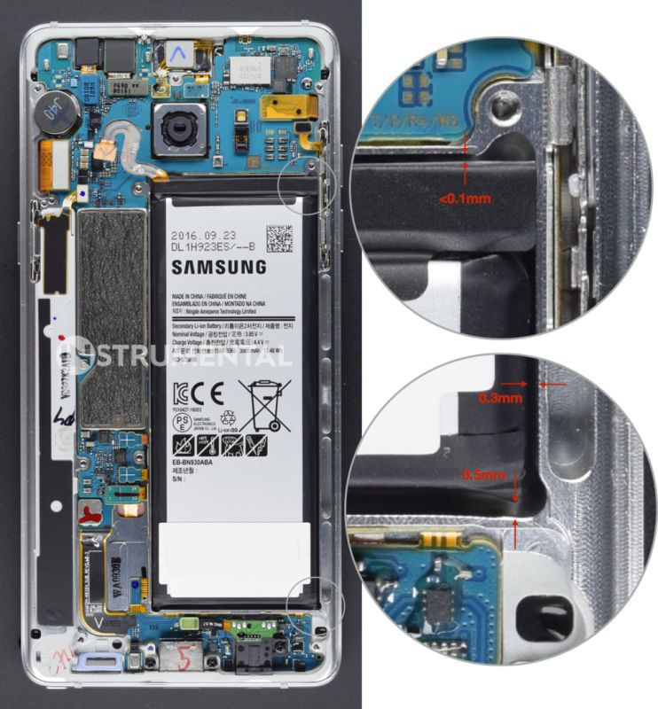 Samsung Galaxy Note 7’nin patlamasına tasarımı sebep olmuş olabilir